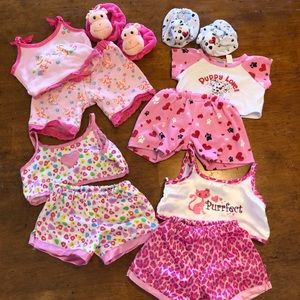 Build a Bear Girls Pajama Bundle